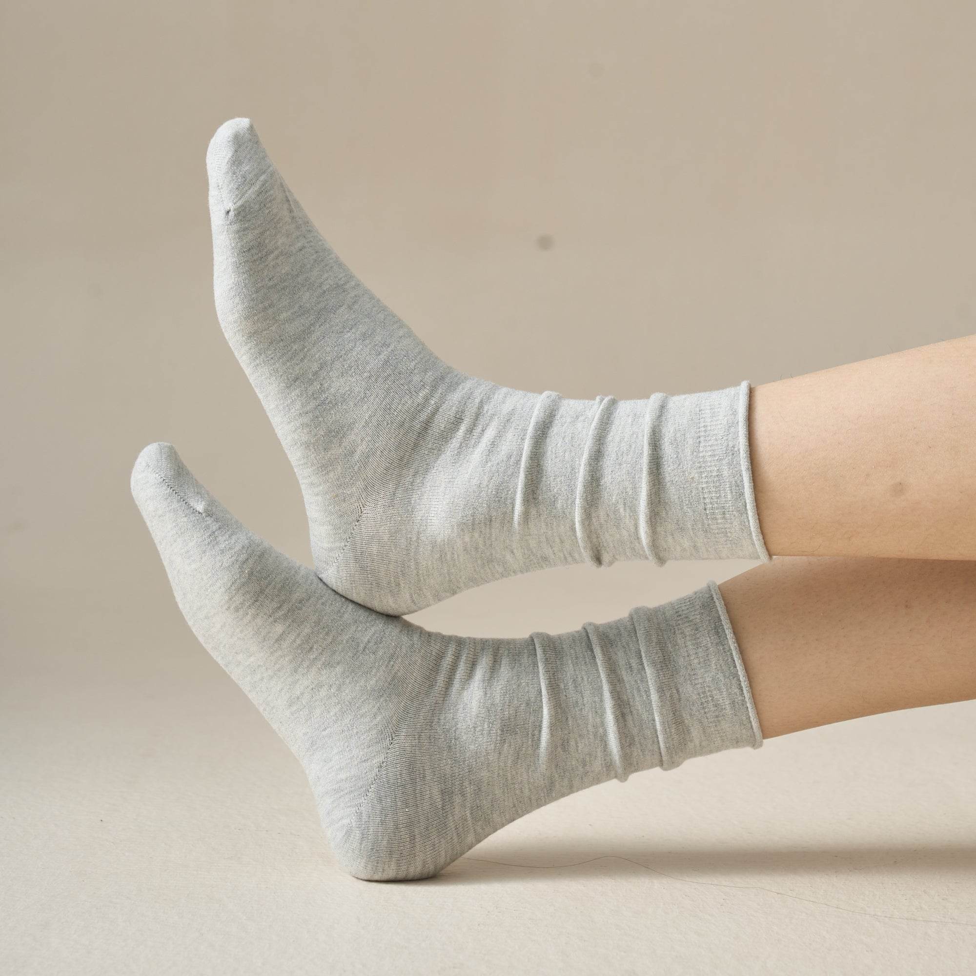 Women's Luxe Wool & Silk Slouch Socks - Single Pair