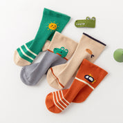 Baby’s Little Explorer & Crocodile Socks 4-Pack