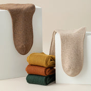 Women's 95% Cotton Heathered Long Crew Socks