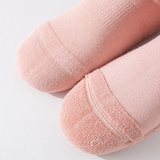 Women's Terry-Lined Pilates 92% Cotton Socks - product photo showing cushioned comfort