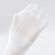 "Titan Mesh" Big & Tall Men's Crew Socks - product photo showing breathable mesh comfort