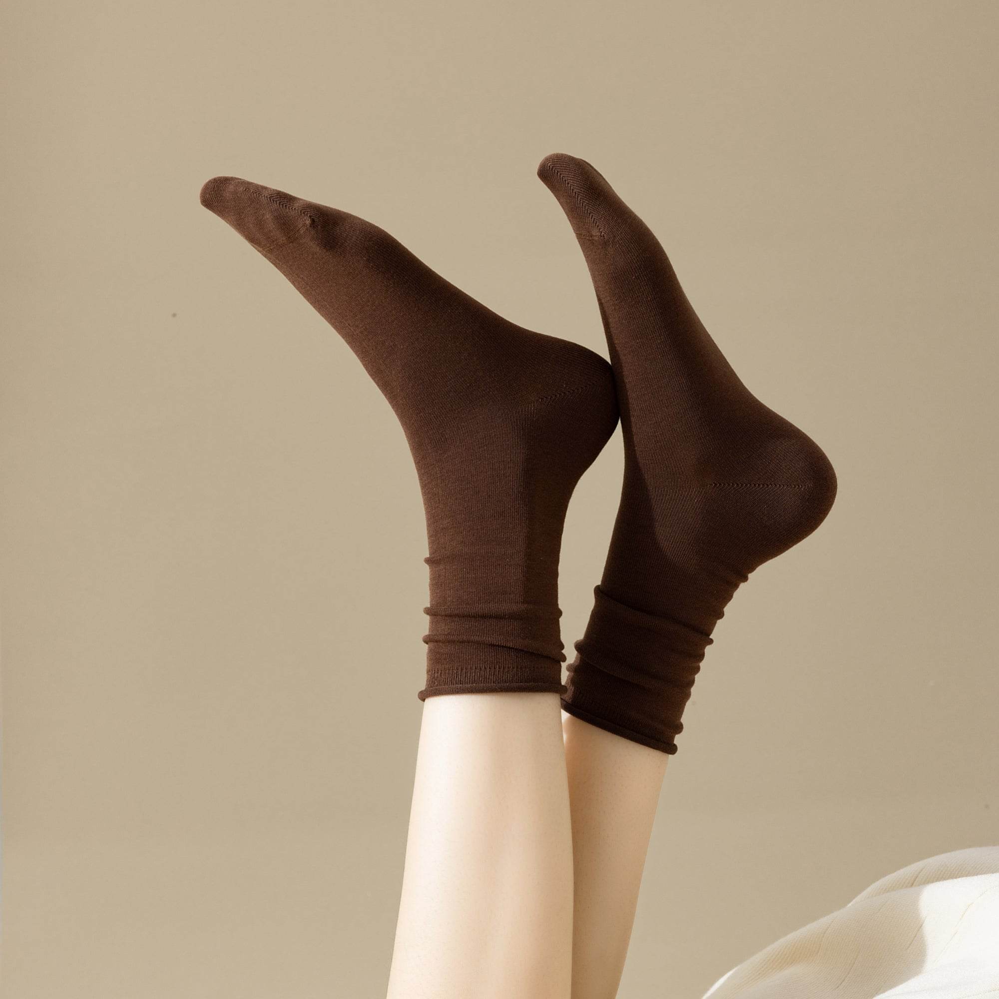 Women's The Soft Roll Comfort Crew-5 Pack - Weavasocks