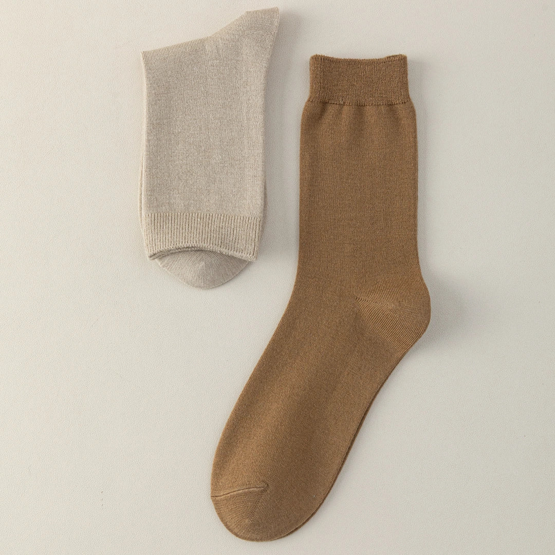 Men's Premium Wool & Silk Blend Dress Socks
