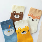 Baby’s Animal Parade Crew Socks 4-Pack