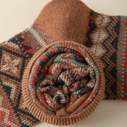 Men's Vintage Fair Isle Crew Socks