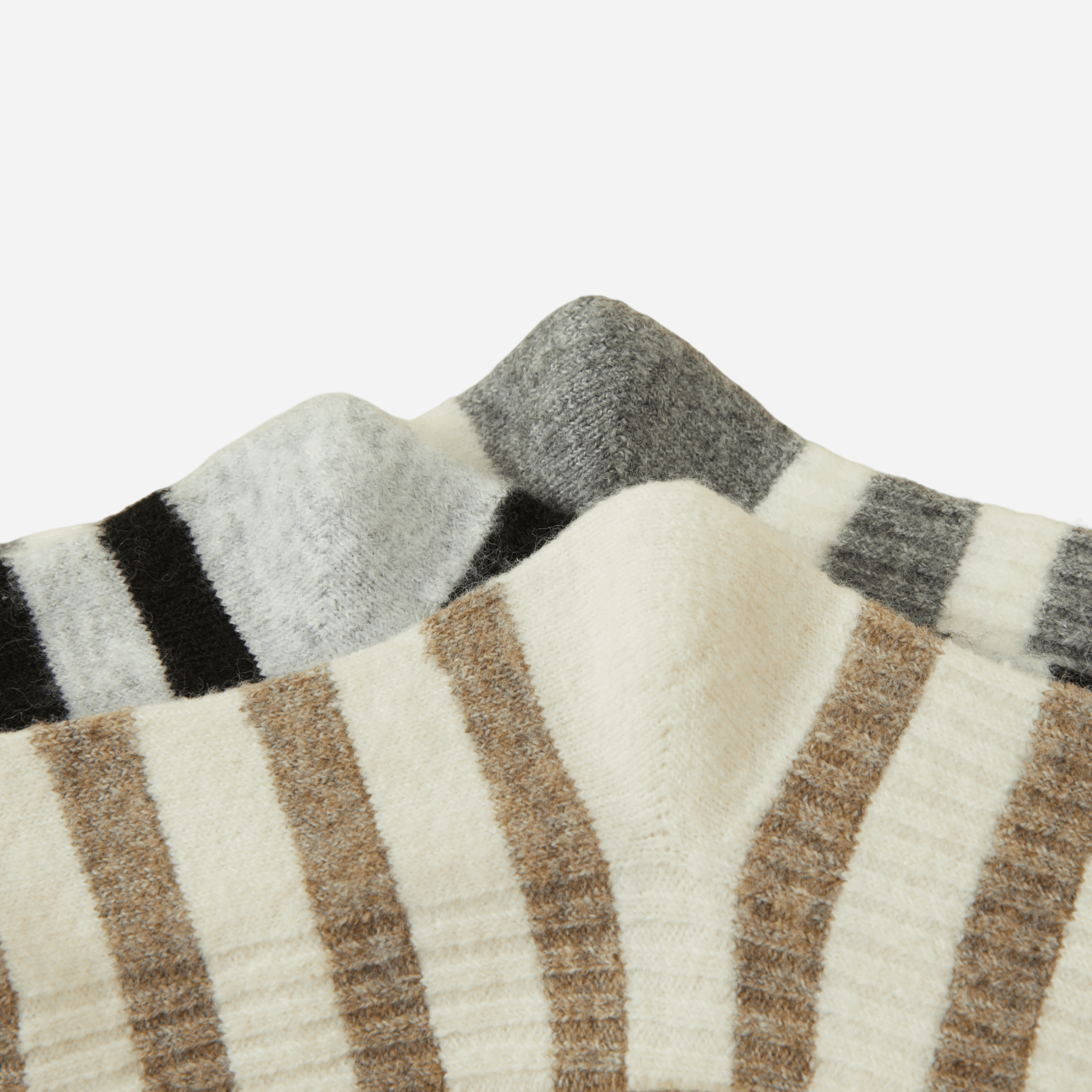Women's Cozy Wool Blend Striped Socks - Single Pair