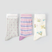 Women's Ombré Stripe Mesh Socks (3-Pack) - sock set showing breathable mesh comfort