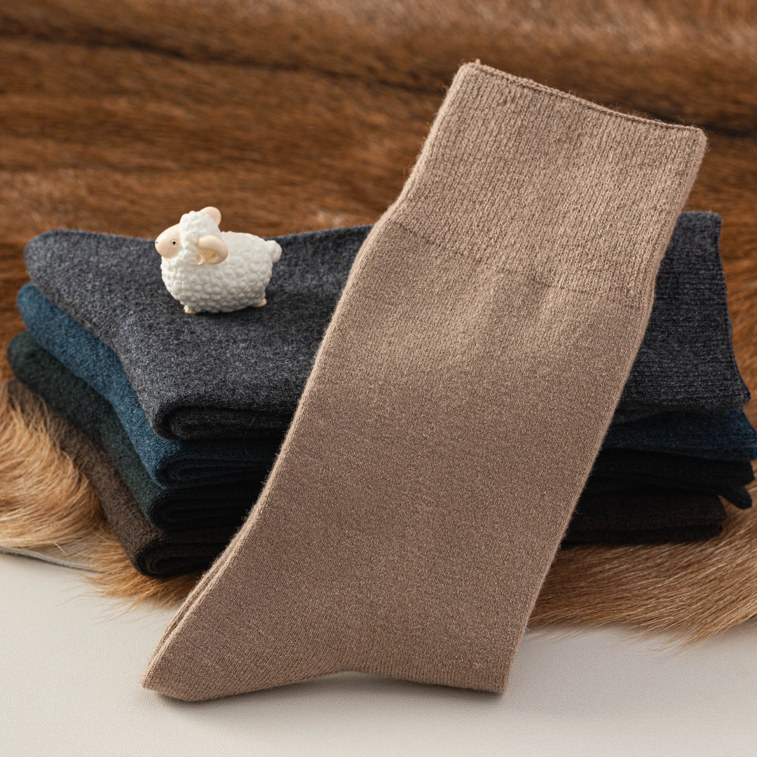 Men's 47.5% Wool Thermal Tall Crew Socks