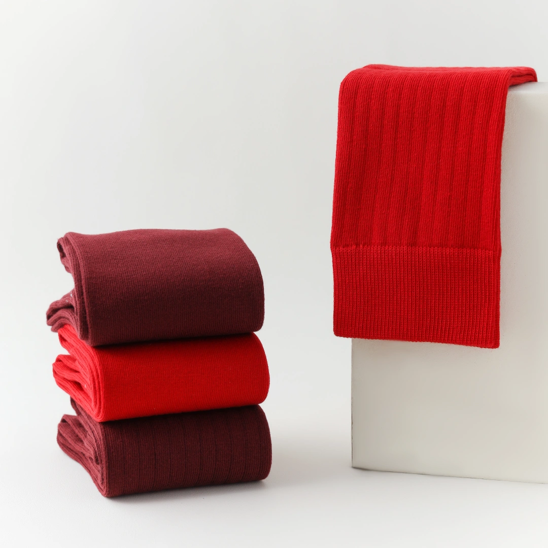 Holiday Red Knee Highs