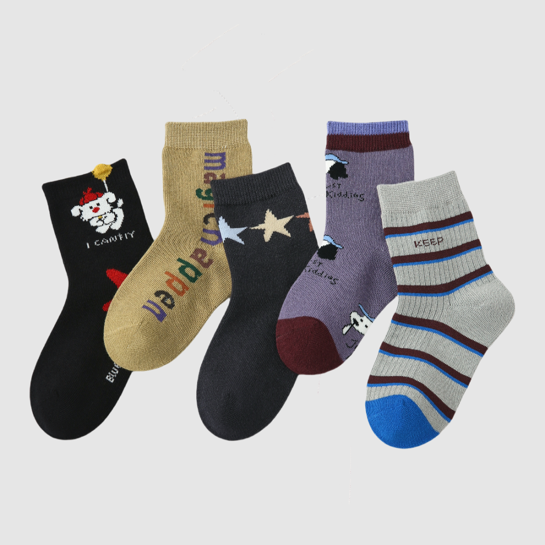 Kids' Graphic Star Doodles-5 Pack