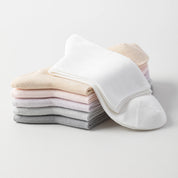 Women's 99% Supima® Cotton Silk-Touch Quarter Socks - product photo showing soft cotton comfort