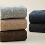 Men's 98% Cotton Heathered Business Crew Socks