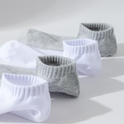 "Titan Mesh" Big & Tall Men's Low-Cut Socks - product photo showing breathable mesh comfort