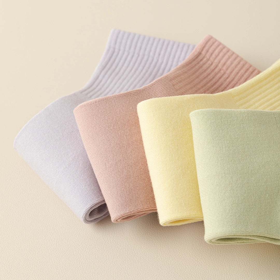 Women's 98% Cotton Essential Solid Quarter Socks