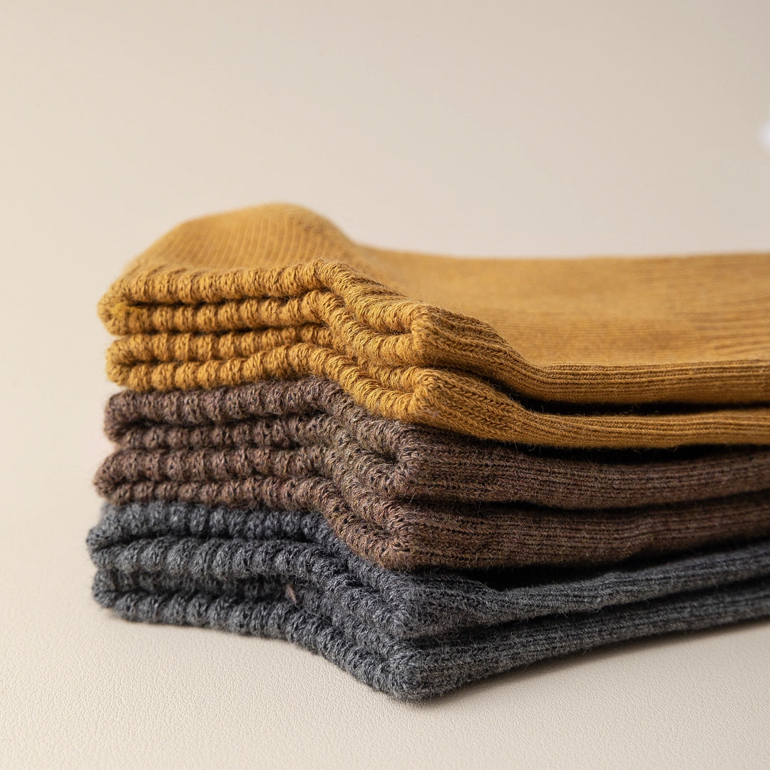 Men's 92% Cotton Terry Cushion Low Cut Socks - product photo showing cushioned comfort