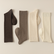 Women‘s 47.5% Wool Blend Thermal Knee-High Socks