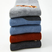 Kid's Winter Wool Blend Thermal Crew Socks 5-Pack