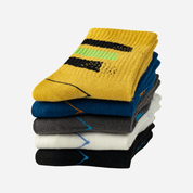 Kid's Modern Athletic Crew Socks - 5 Pairs - Weavasocks