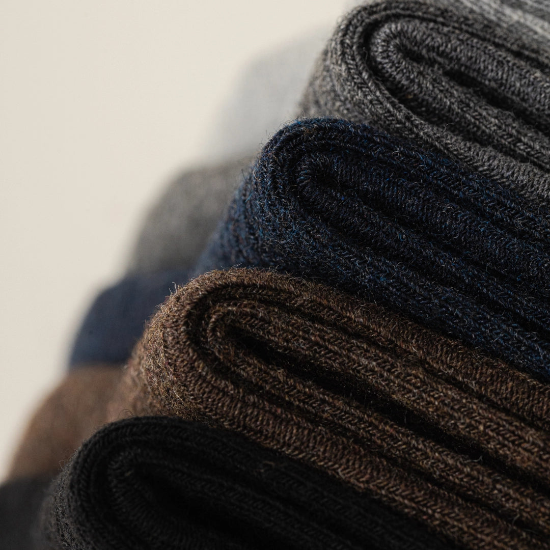 Men's Anti-Pilling Wool Blend Thermal Crew Socks