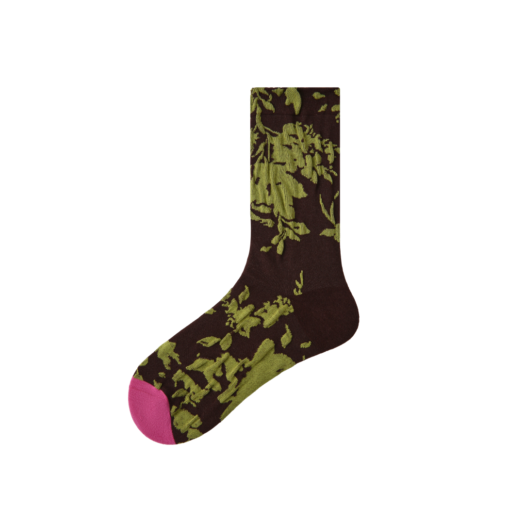 Textured Floral Socks