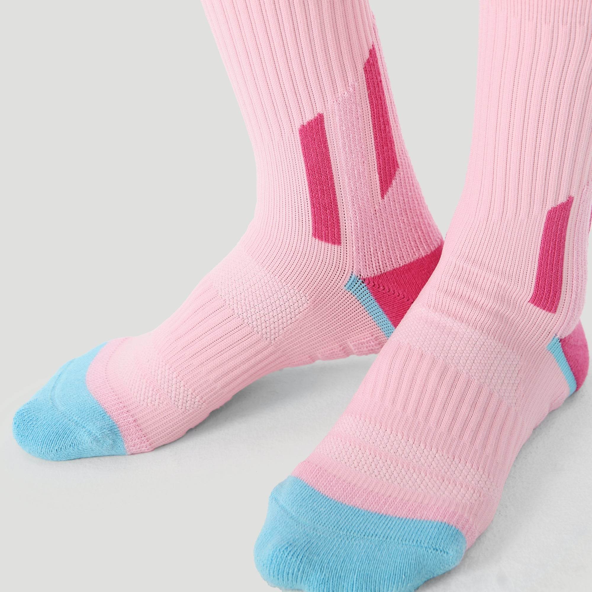 Women's Performance Cushioned Crew Socks - Pink