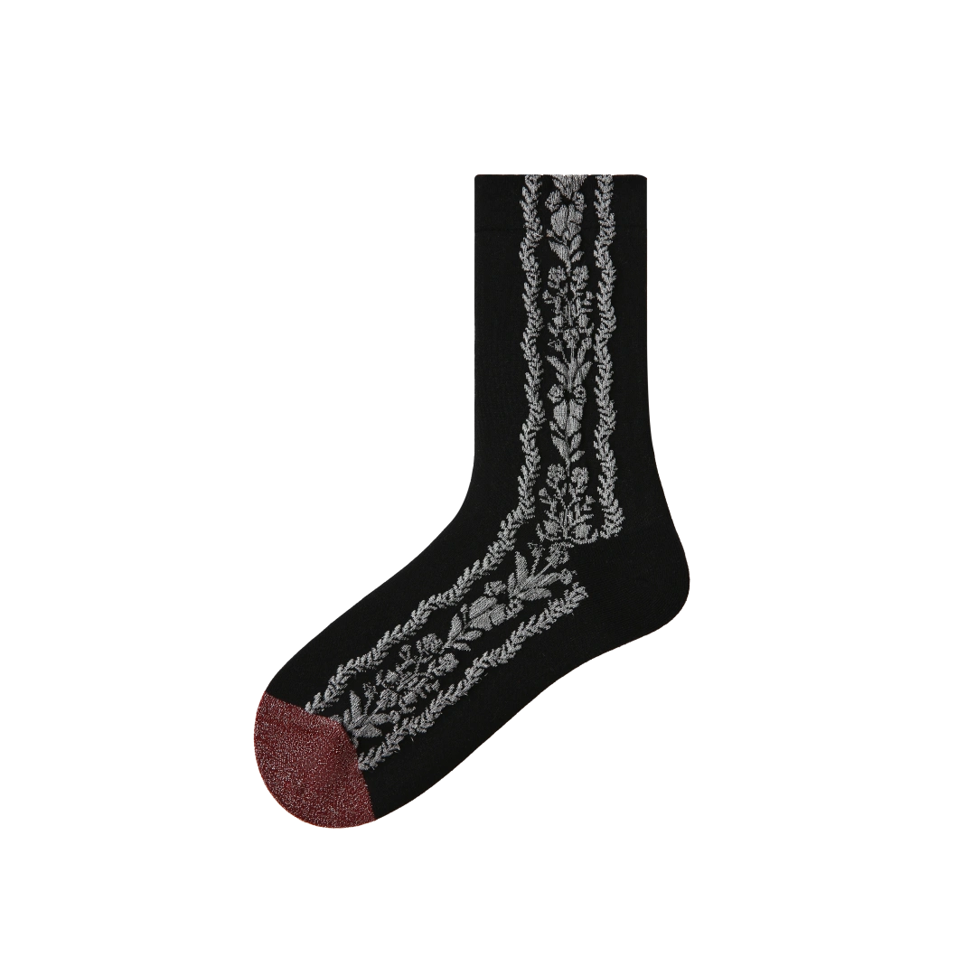 Intricate Floral Socks