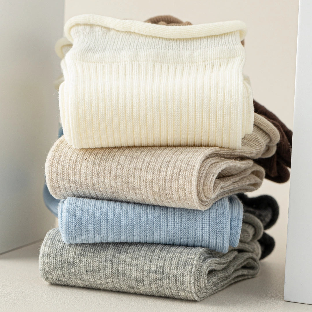 Women's Ultra-Thin "Airy" Rolled Cuff Slouch Socks