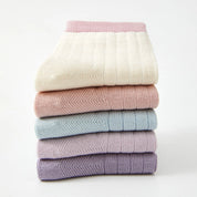 97% Cotton Ribbed Crew Socks 5-Pack