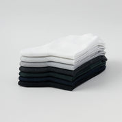 Men's 99% Supima® Cotton Ultra-Soft Mesh Crew Socks - product photo showing breathable mesh comfort