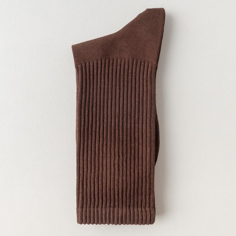Men's 92% Cotton Ribbed Tall Crew Socks