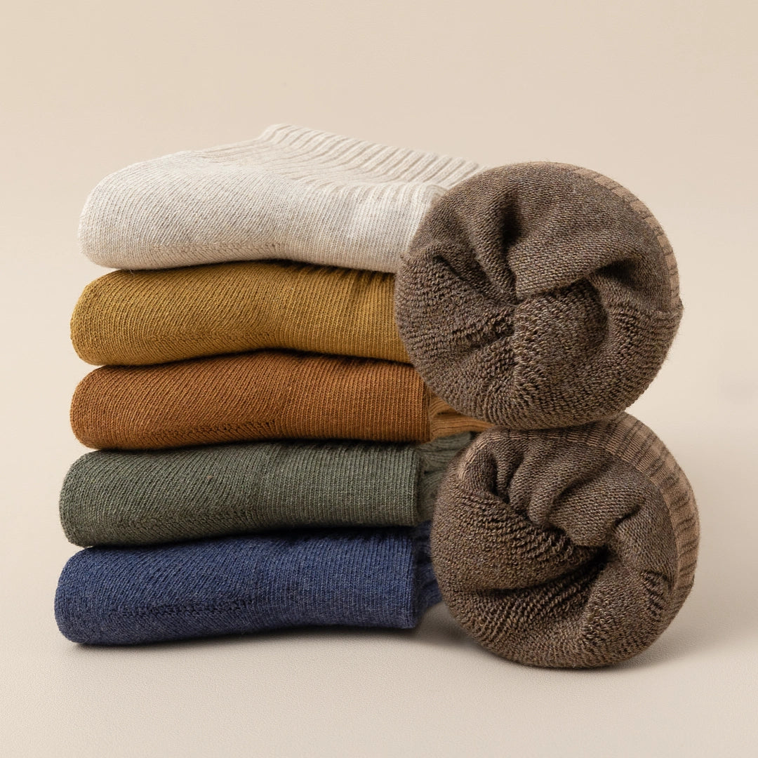 Durable Cotton Rib Socks