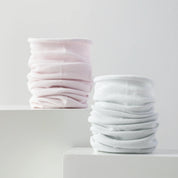 Women's 98% Cotton Ultra-Soft Roll-Top Crew Socks - product photo showing soft cotton-rich comfort