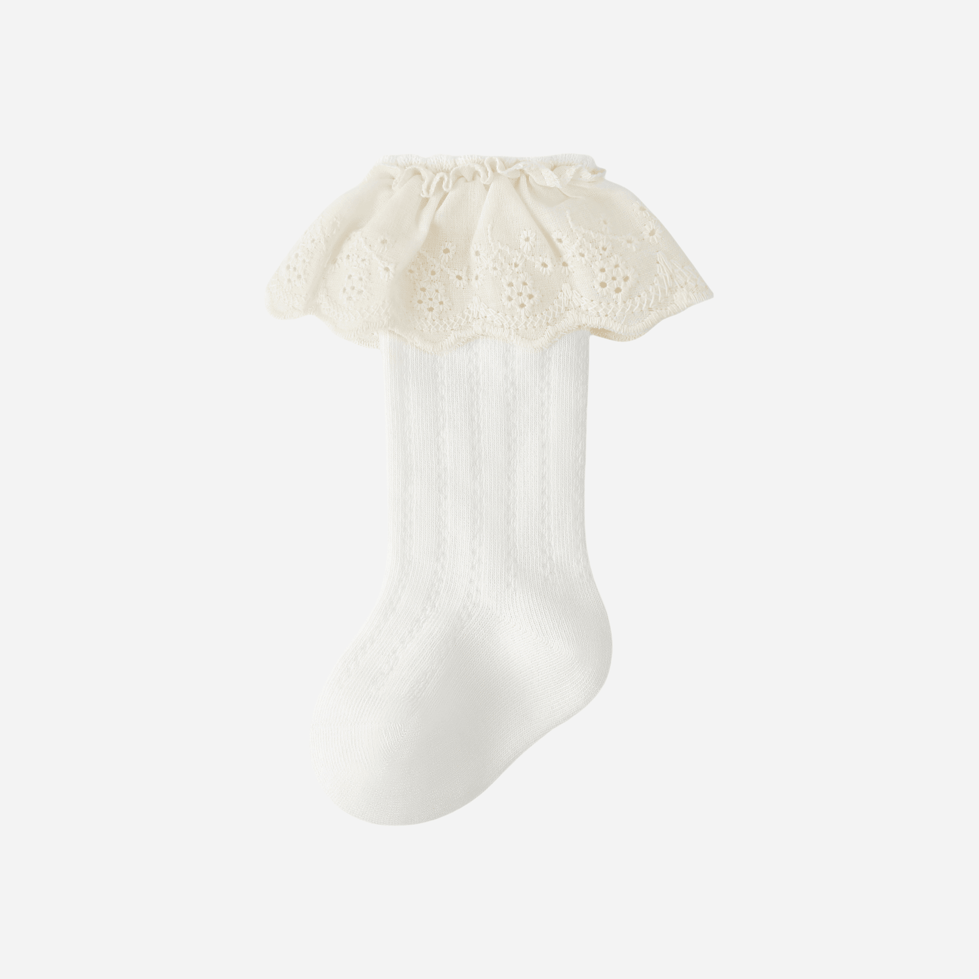 Babies Victorian Lace Knee Highs-3 Pack - Weavasocks