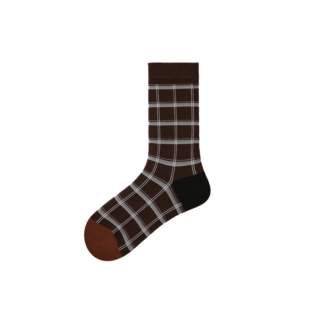 Floral Plaid Socks