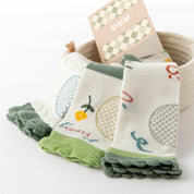 Baby & Toddler Cotton Crawling Knee-High Socks 3-Pack - sock set showing soft cotton comfort
