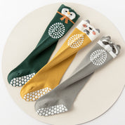 Baby’s Anti-Slip Knee Pad Crawling Socks 3-Pack