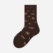 Kid's Sweet Earthy Ribbed Socks - 3 Pairs