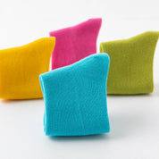 Baby’s Vibrant Candy Rolled Cuff Socks 4-Pack