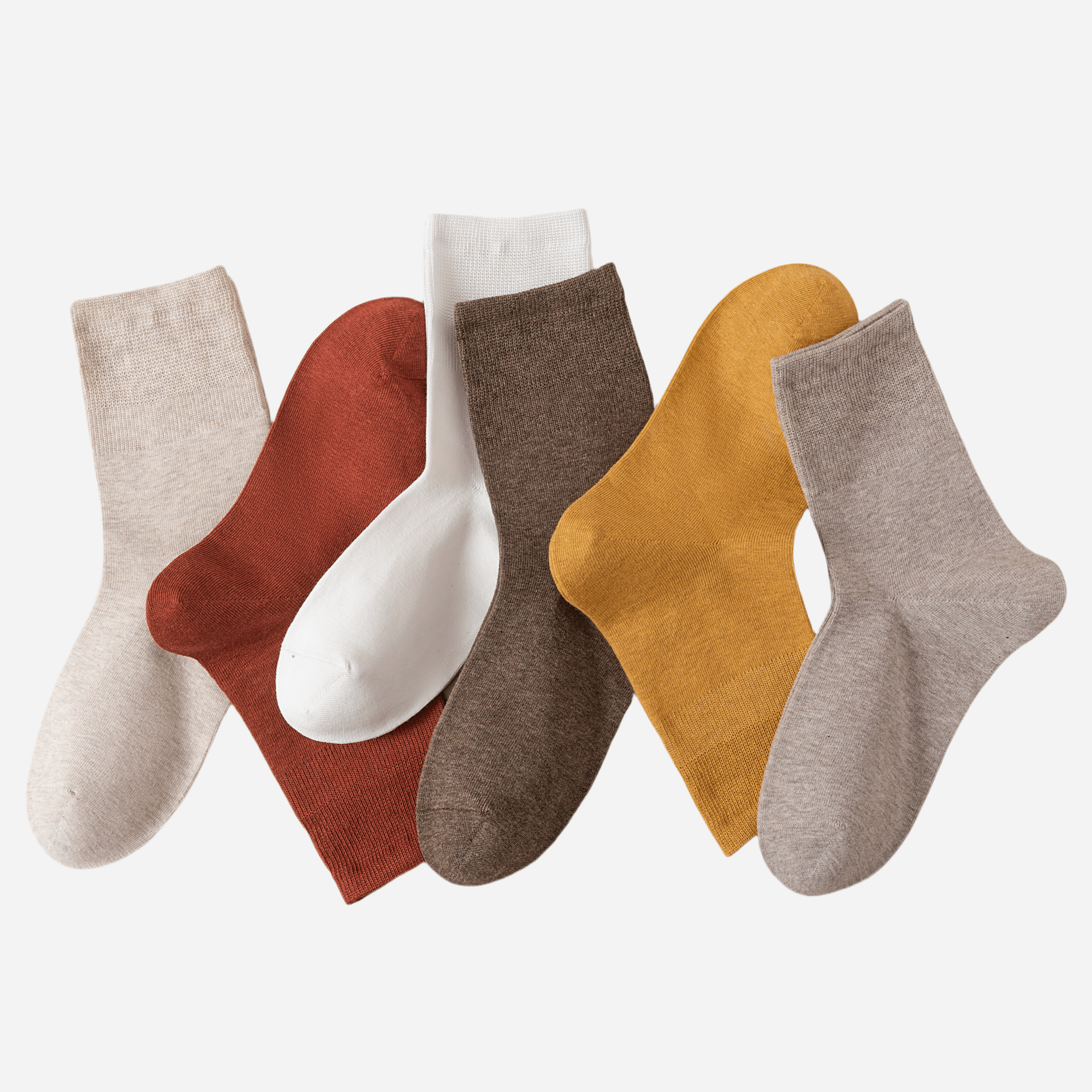 Women's Cozy Heathered Crew Socks - 3 Pairs - Weavasocks