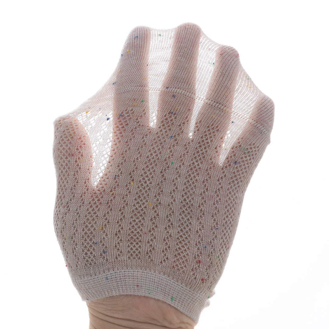 Women's Mesh Breathable Cotton Blend No-Show Socks - product photo showing breathable mesh comfort
