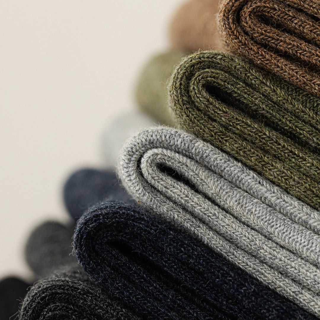 Men's 80% Cotton Drop-Needle Business Crew