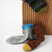 "Urban Muse" 3D Textured Ankle Socks 3-Pack