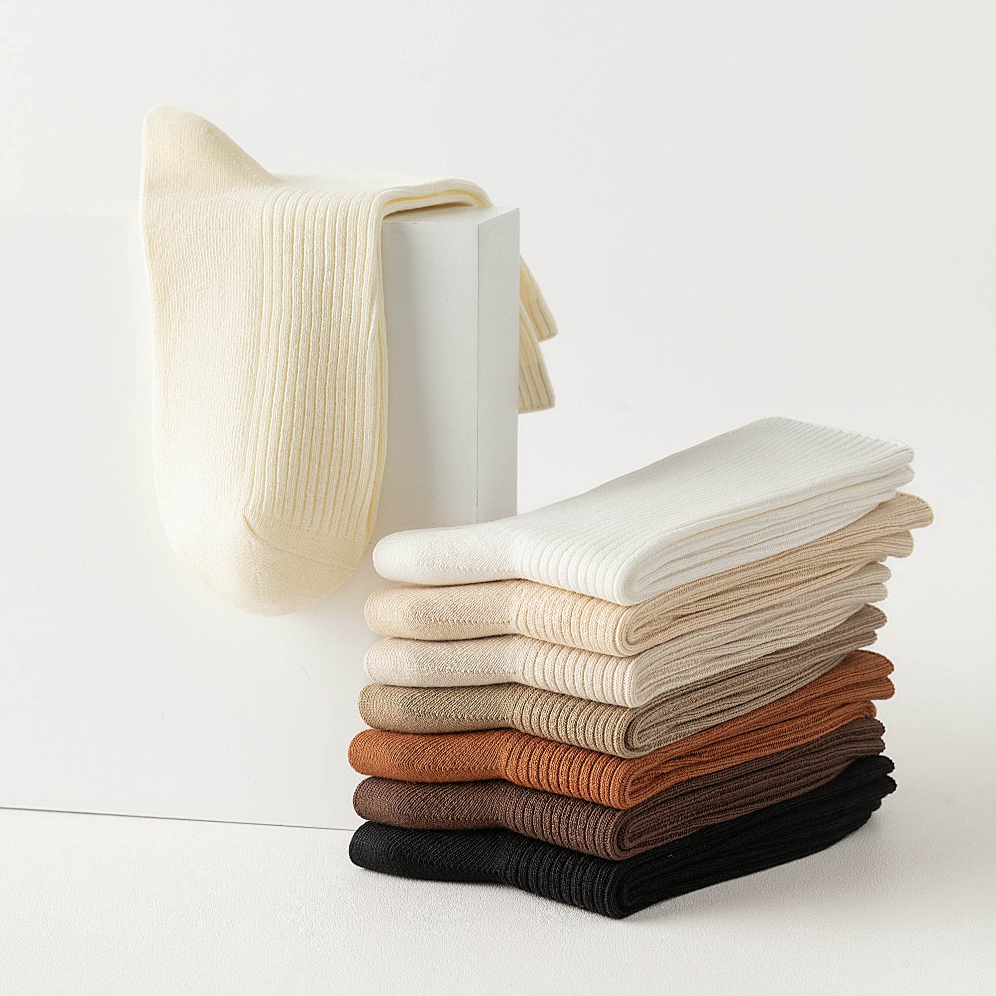 Women's Chunky Rib-Knit Slouch Socks - 5 Pairs - Weavasocks