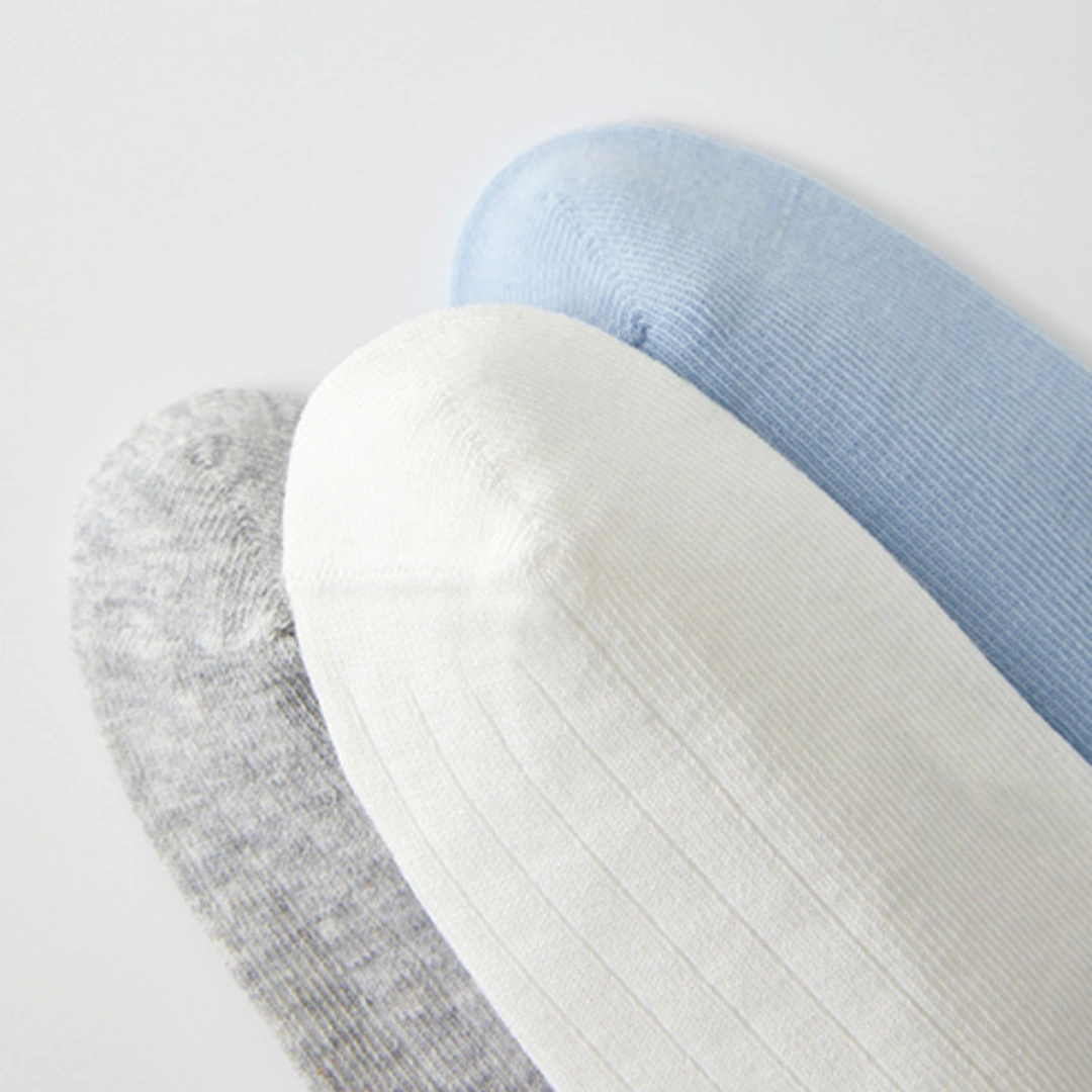 Kids' Bright & Breezy 97% Cotton Quarter Socks 5-Pack - sock set showing soft cotton comfort