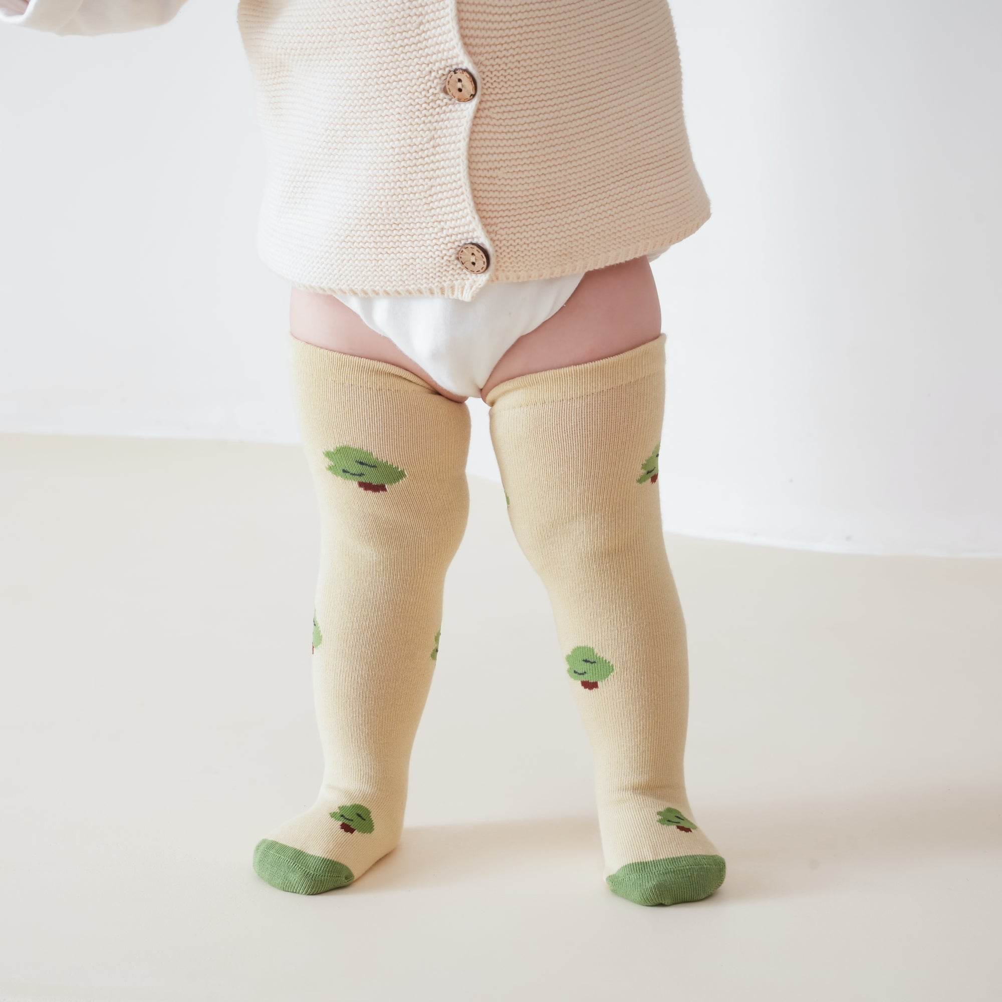 Babies Panda's Picnic Knee-Highs-3 pack - Weavasocks