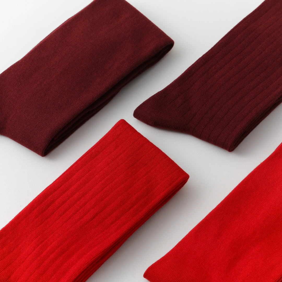 Holiday Red Knee Highs