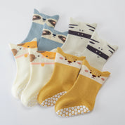 Baby’s Forest & House Friends Non-Slip Socks 4-Pack