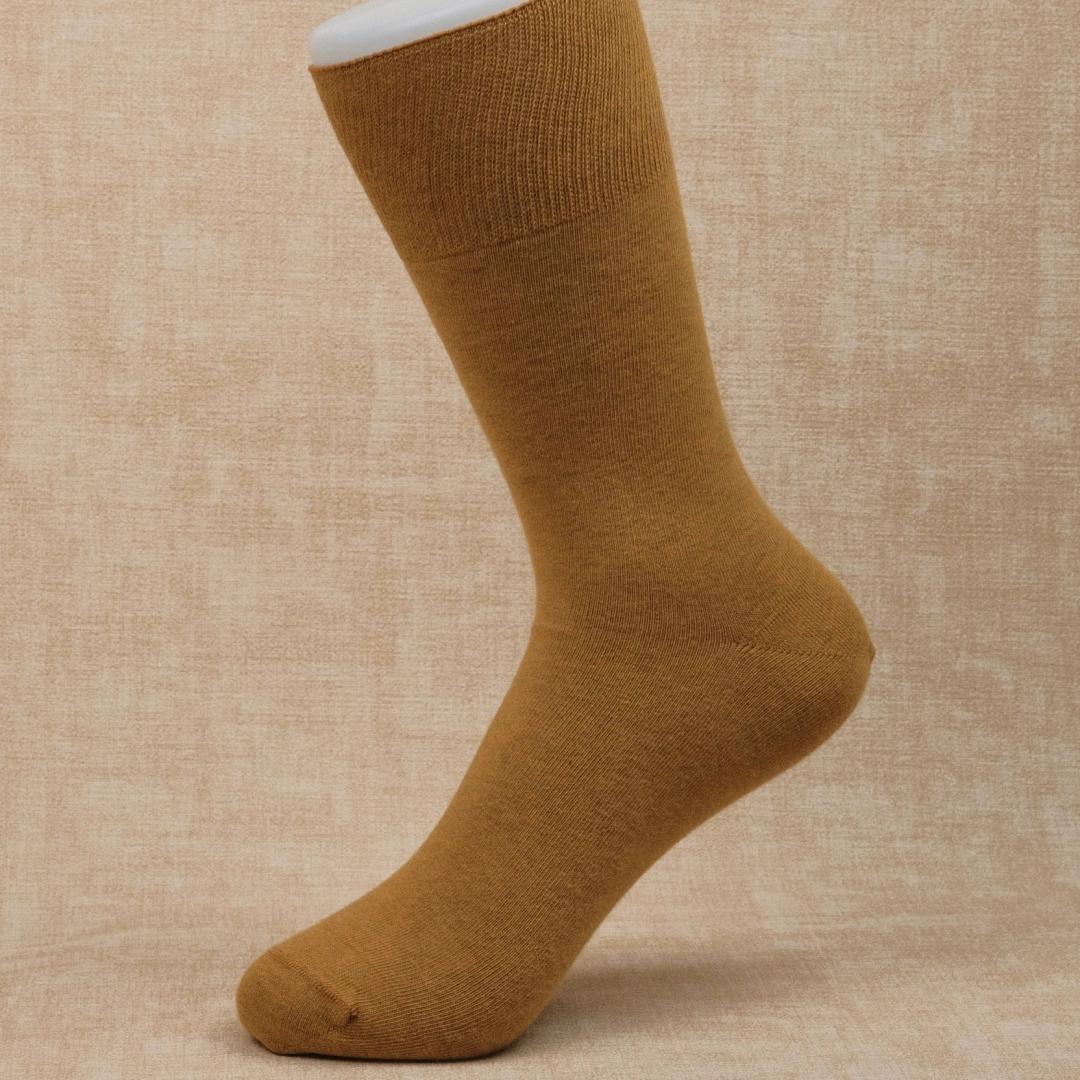 Women's 98% Cotton 7" Non-Binding Crew Socks - product photo showing soft cotton-rich comfort