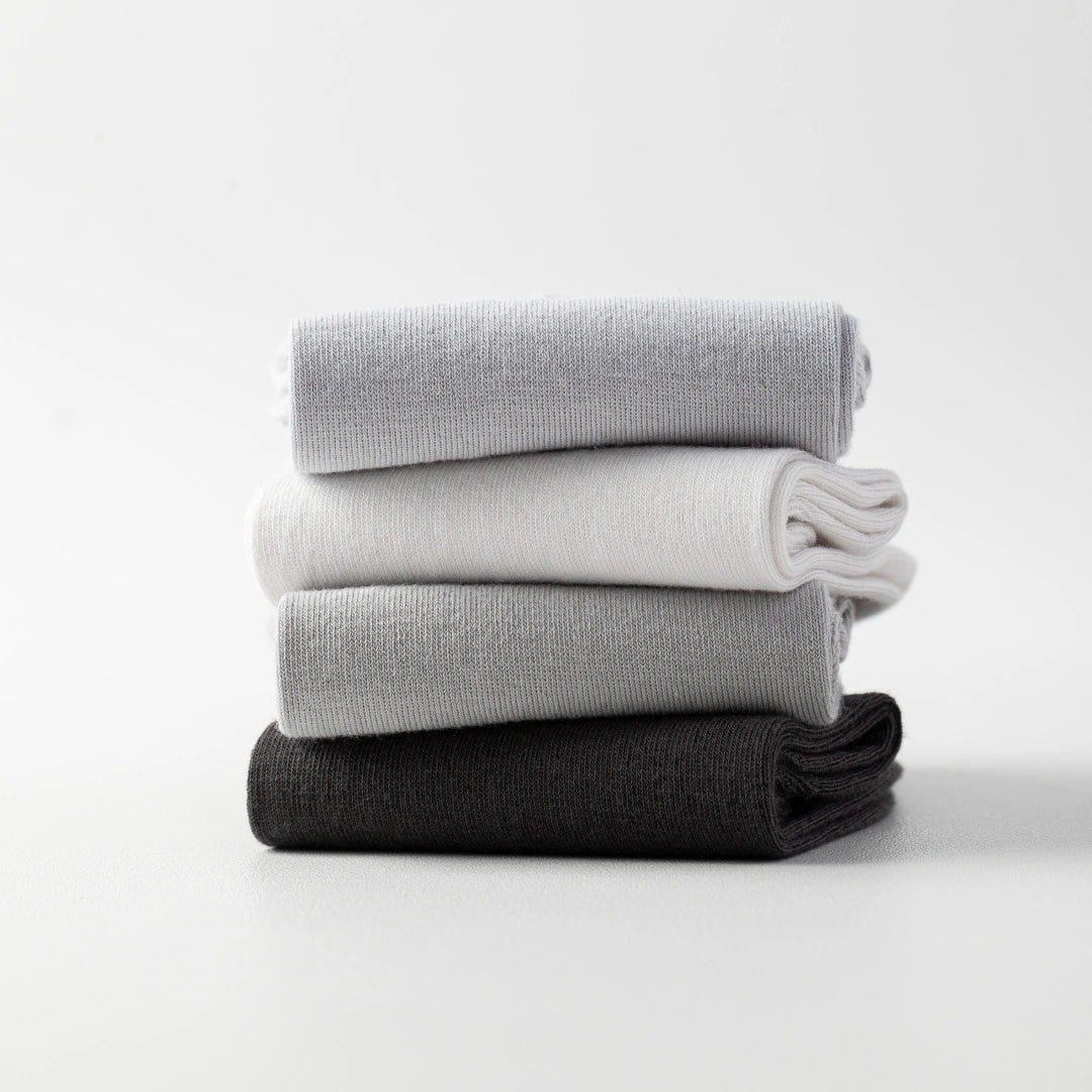 Men's 98% Cotton Ultra-Thin Non-Binding Ankle Socks - product photo showing soft cotton-rich comfort
