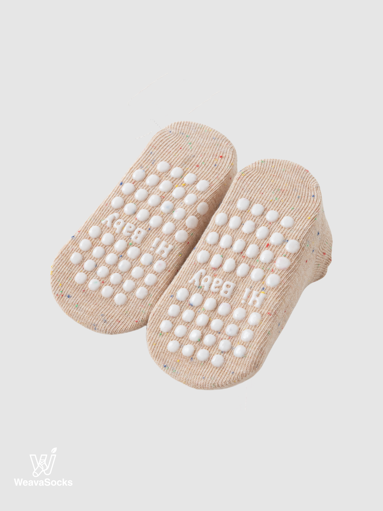 Babies' No-Show Grip Socks-1 Pack